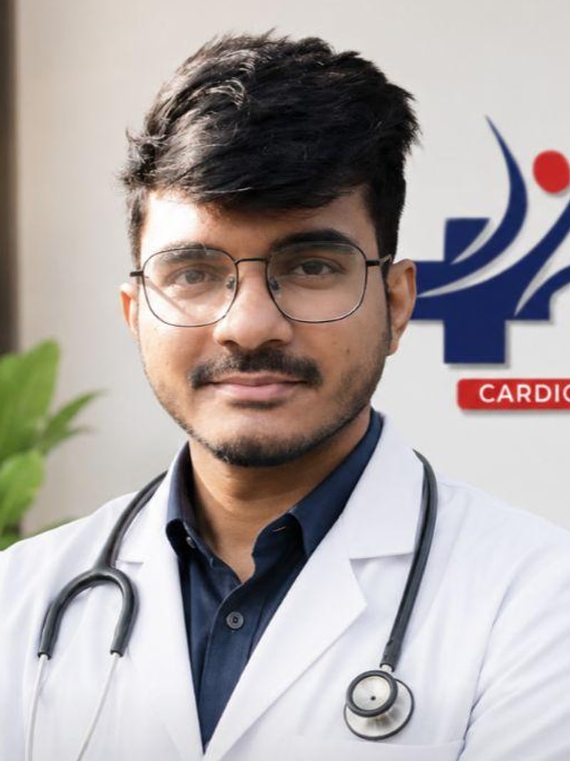 Dr. Vivek Kuhite, Consultant Physician at his clinic in Sakkardara, Nagpur